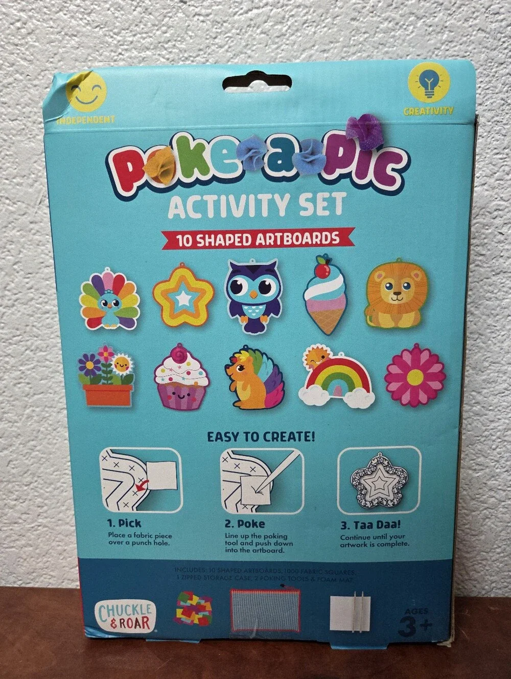 Chuckle & Roar Poke & Pic Activity Set NIB